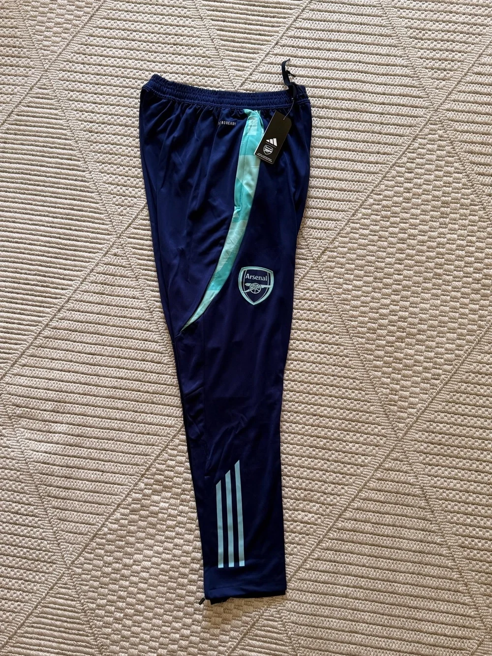 adidas Arsenal Navy and Teal Training Top & Pants Set
